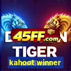 kahoot winner